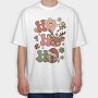 Ho Ho Ho, Tricou Oversize Barbati (Unisex)