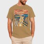 Cat Munch Scream, Tricou Barbati (Unisex)