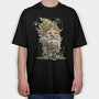 Holiday Mistletoe Gnome, Tricou Oversize Barbati (Unisex)