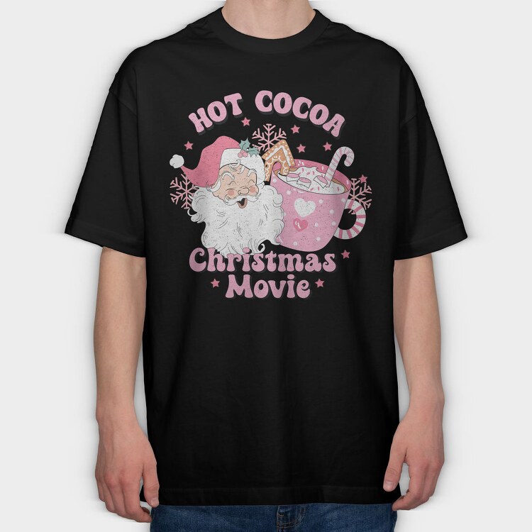 Hot Cocoa Christmas, Tricou Oversize Barbati (Unisex)