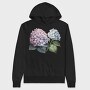 Hydrangea Flower Symphony, Hanorac Oversize Barbati (Unisex)