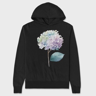 Hydrangea Flowers Bloom, Hanorac Oversize Barbati (Unisex)