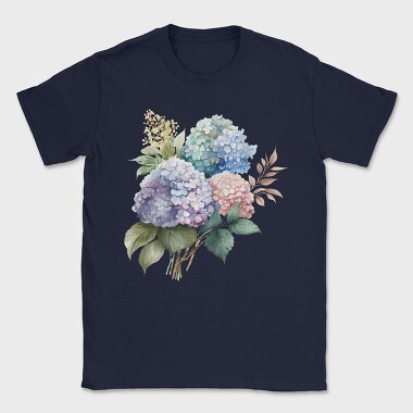 Hydrangea Flowers Blooms, Tricou Barbati (Unisex)