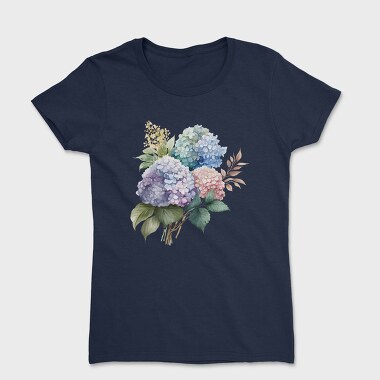 Hydrangea Flowers Blooms, Tricou Femei