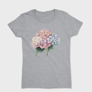 Hydrangea Flowers Wm, Tricou Femei
