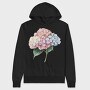 Hydrangea Flowers Wm, Hanorac Oversize Barbati (Unisex)