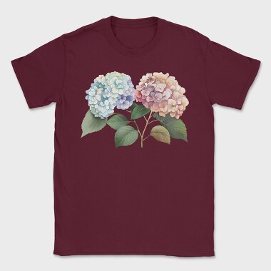 Hydrangea Petal Symphony, Tricou Barbati (Unisex)