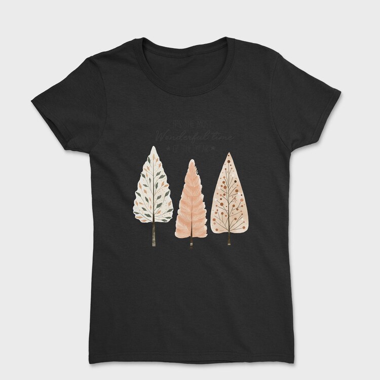 Hygge Christmas Tree, Tricou Femei