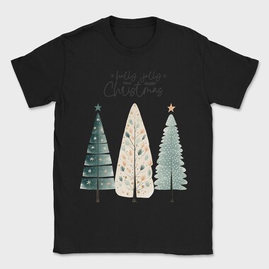 Hygge Christmas Trees, Tricou Barbati (Unisex)