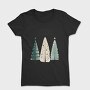 Hygge Christmas Trees, Tricou Femei