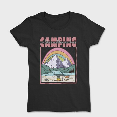 I D Rather Camping, Tricou Femei