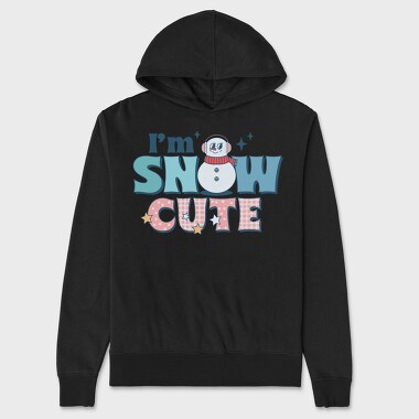I M Snow Cute, Hanorac Oversize Barbati (Unisex)