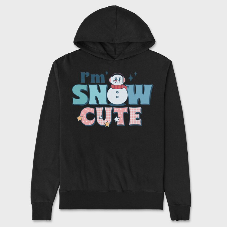 I M Snow Cute, Hanorac Oversize Barbati (Unisex)