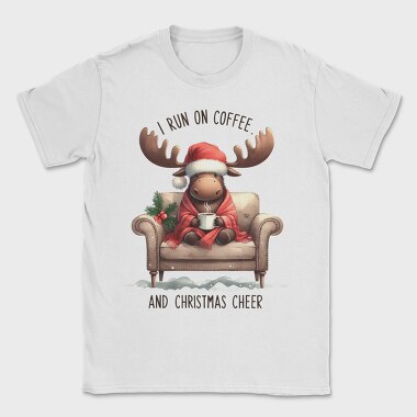 I Run On Coffee, Tricou Barbati (Unisex)