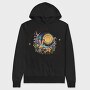 I Will Sit With You In The Dark, Hanorac Oversize Barbati (Unisex)