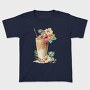 Iced Coffee Tropical Flowers, Tricou Copii