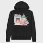 Im Dreaming Of A Pink Christmas, Hanorac Oversize Barbati (Unisex)
