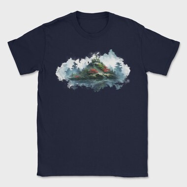 Island Isolation Pond, Tricou Barbati (Unisex)