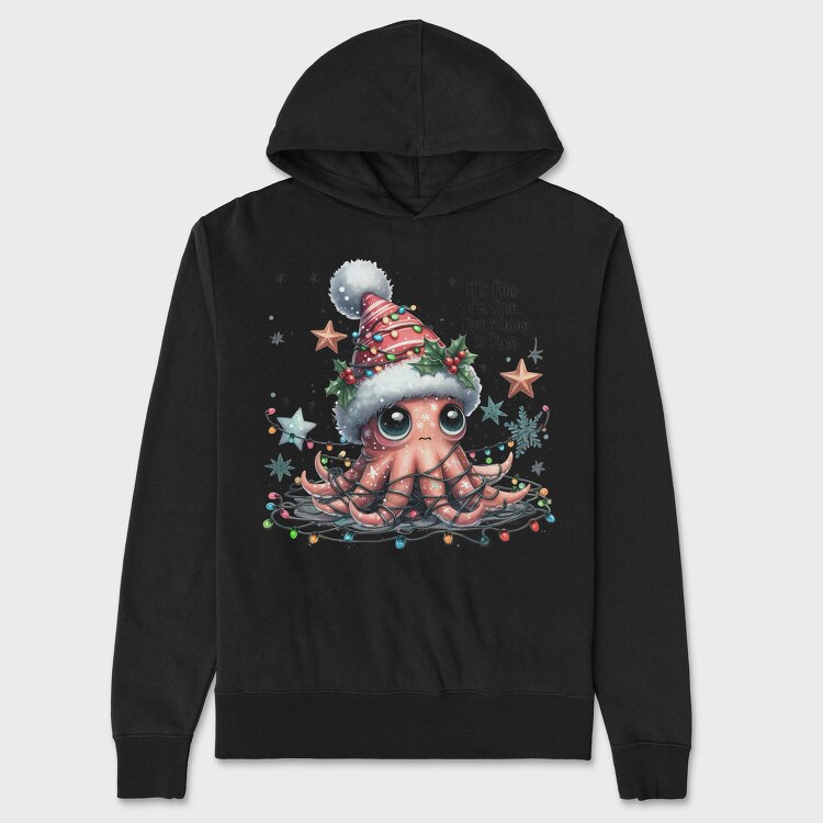 Its Fine Im Fine, Hanorac Oversize Barbati (Unisex)