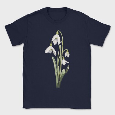 January Snowdrop, Tricou Barbati (Unisex)