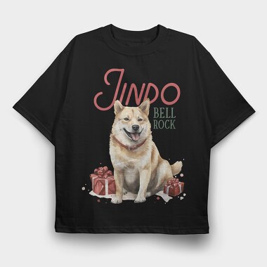 Jindo Bell Rock, Tricou Oversize Barbati (Unisex)