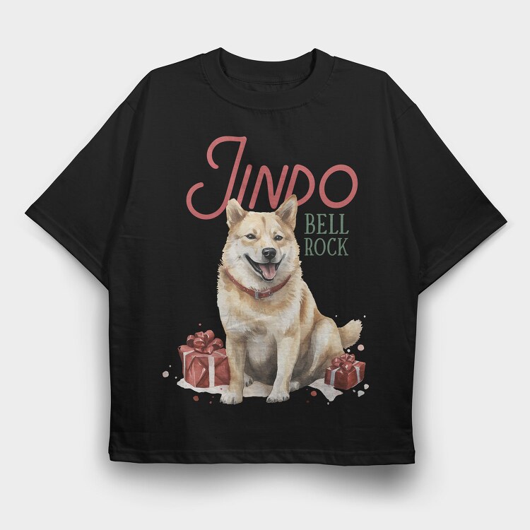 Jindo Bell Rock, Tricou Oversize Barbati (Unisex)