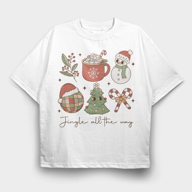 Jingle All The Way, Tricou Oversize Barbati (Unisex)