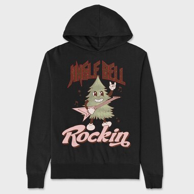 Jingle Bell Bell, Hanorac Oversize Barbati (Unisex)