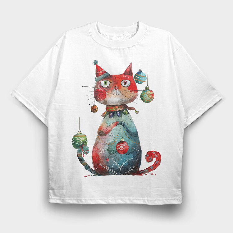 Jolly Kitty Beads, Tricou Oversize Barbati (Unisex)