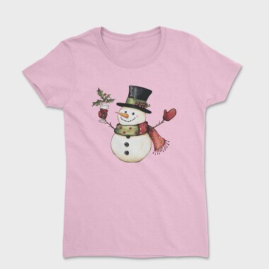 Jolly Snowman Sip, Tricou Femei