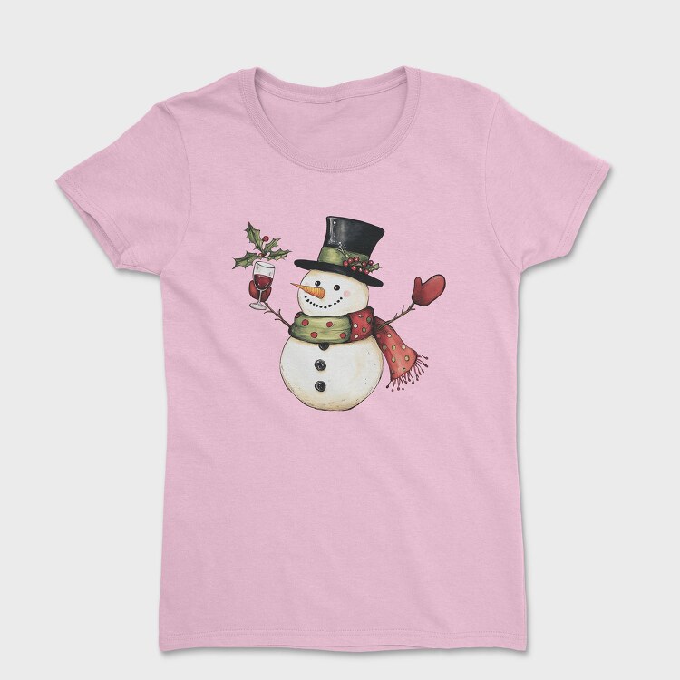 Jolly Snowman Sip, Tricou Femei