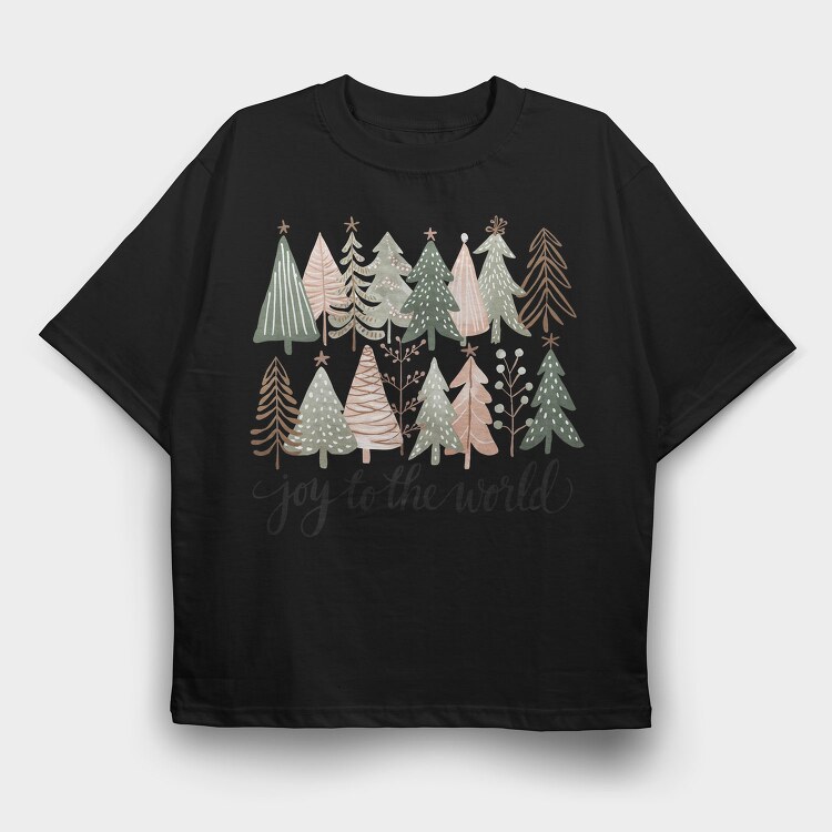 Joy To The World, Tricou Oversize Barbati (Unisex)