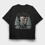 Just Waiting For Christmas, Tricou Oversize Barbati (Unisex)