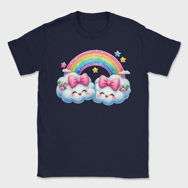 Kawaii Cloud Rainbow, Tricou Barbati (Unisex)