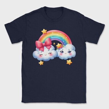 Kawaii Clouds Joy, Tricou Barbati (Unisex)