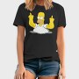 Homer Middle Finger, Tricou Barbati (Unisex)