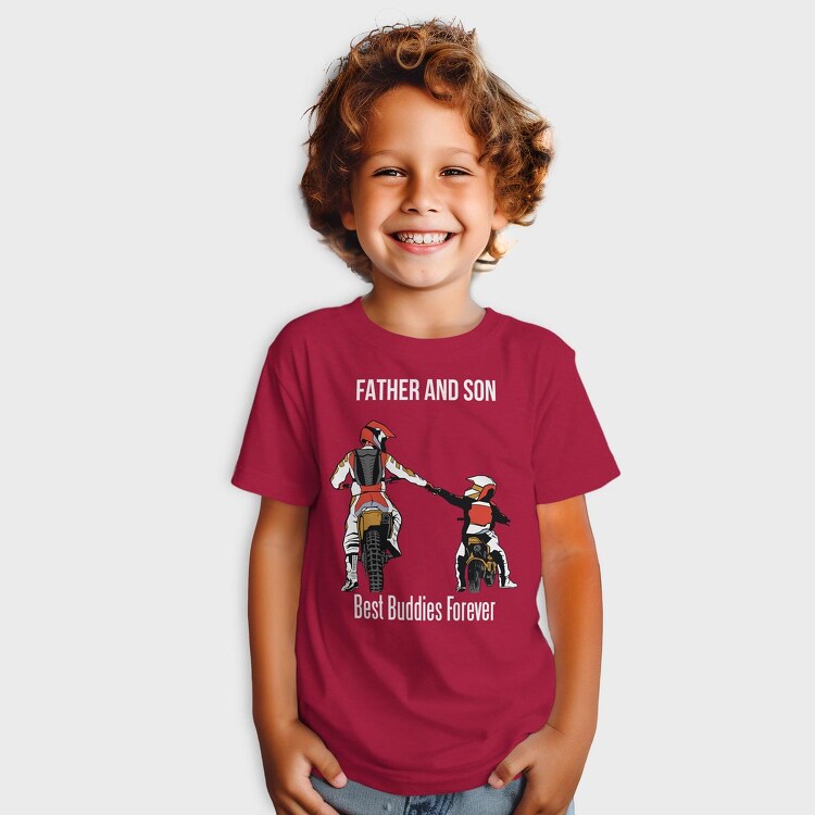 Father And Son Enduro, Tricou Copii