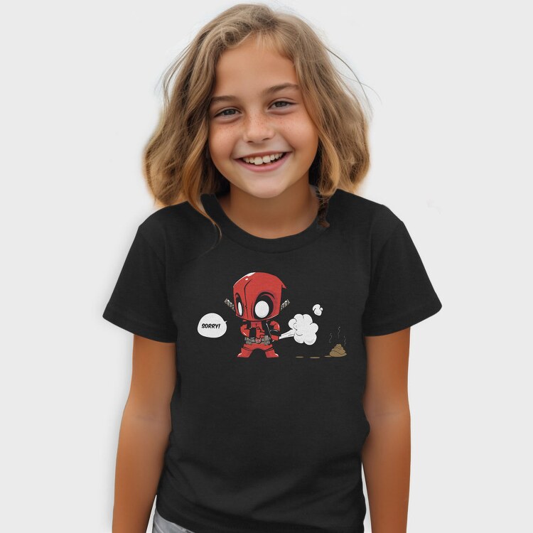 Deadpool Chibi Poop, Tricou Copii