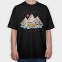 I D Rather Be Outside, Tricou Oversize Barbati (Unisex)
