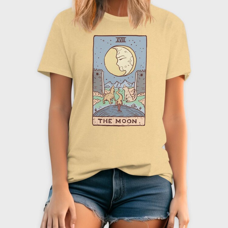The Moon Tarot Classic, Tricou Barbati (Unisex)