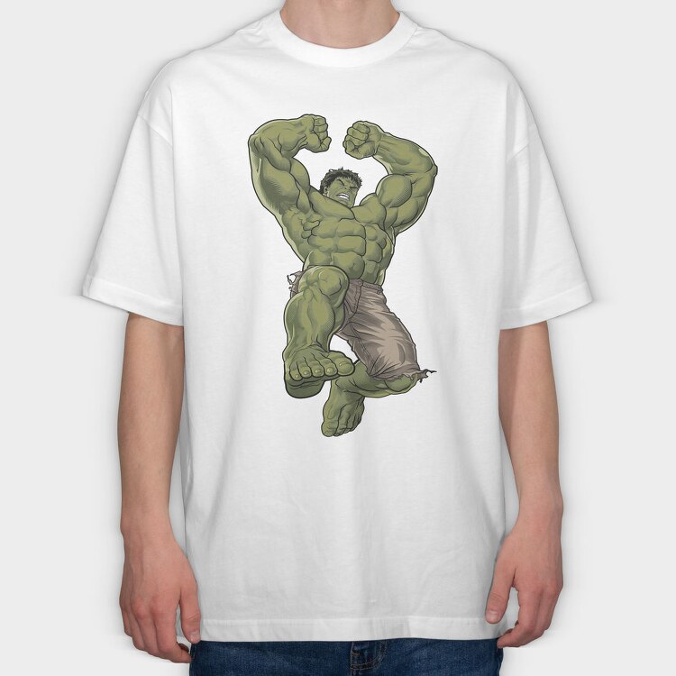 Hulk Flex, Tricou Oversize Barbati (Unisex)