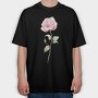June Rose Bud, Tricou Oversize Barbati (Unisex)