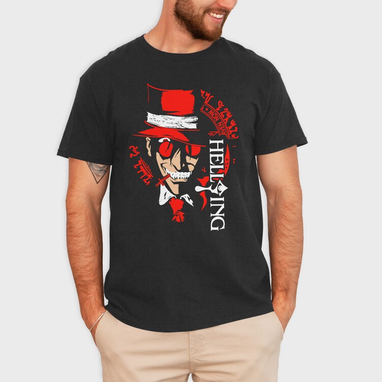 Red Skull Monowolf, Tricou Barbati (Unisex)