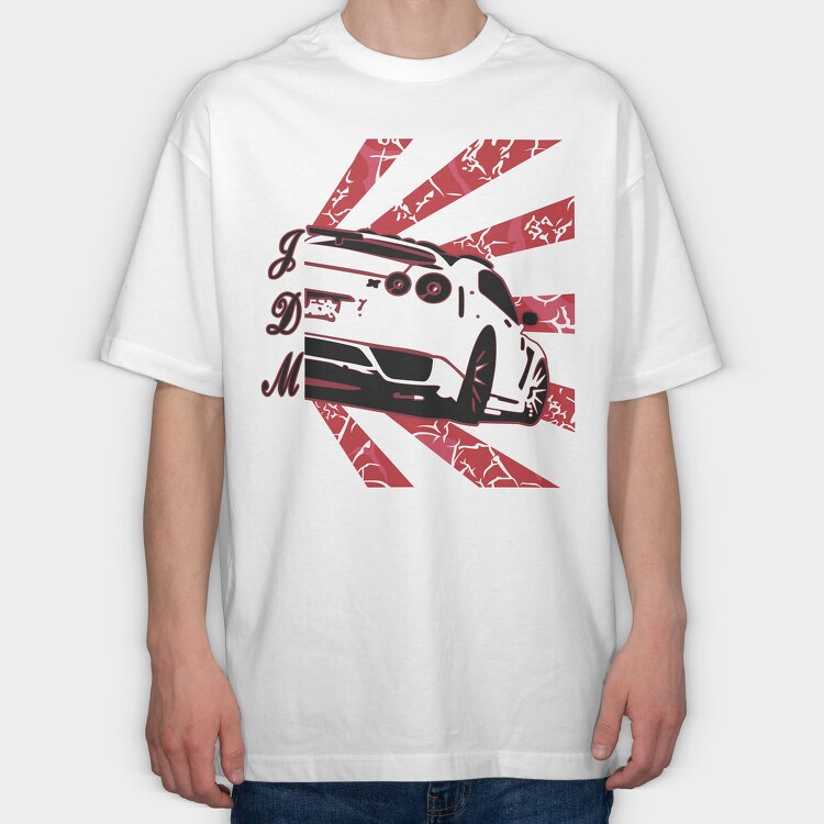 Jdm Drift Dream, Tricou Oversize Barbati (Unisex)