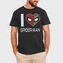 I Heart Spider Man, Tricou Barbati (Unisex)