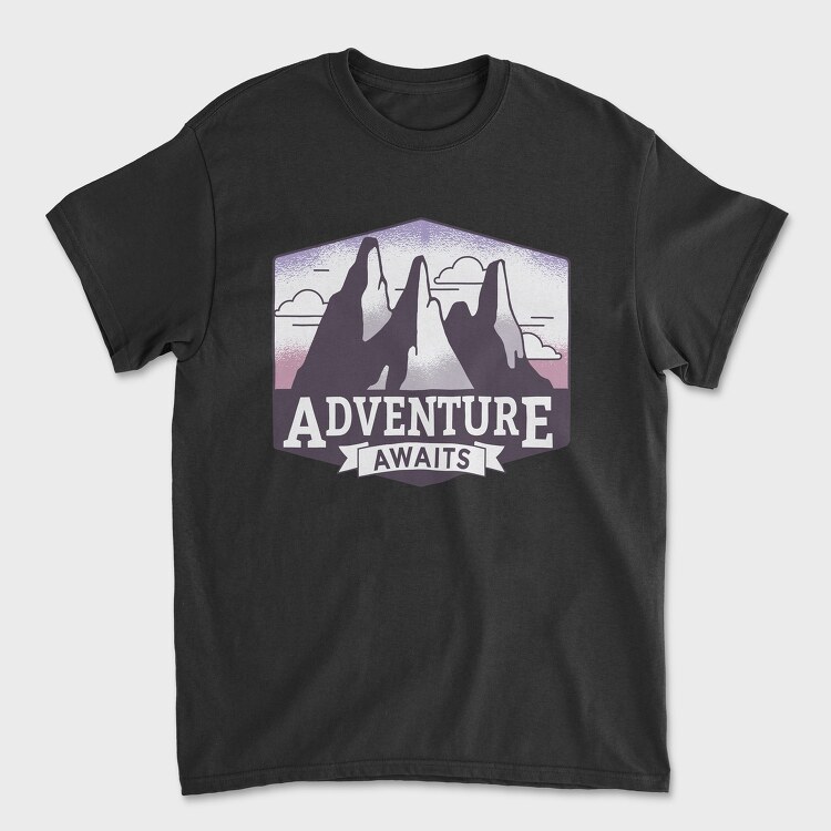 Adventure Awaits, Tricou Barbati (Unisex)