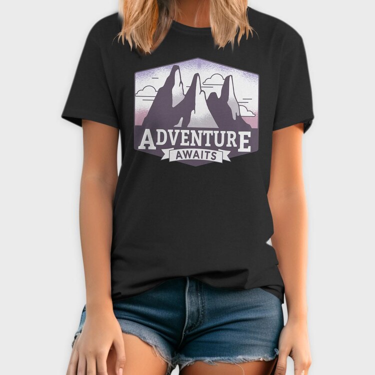 Adventure Awaits, Tricou Barbati (Unisex)