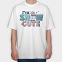 I M Snow Cute, Tricou Oversize Barbati (Unisex)