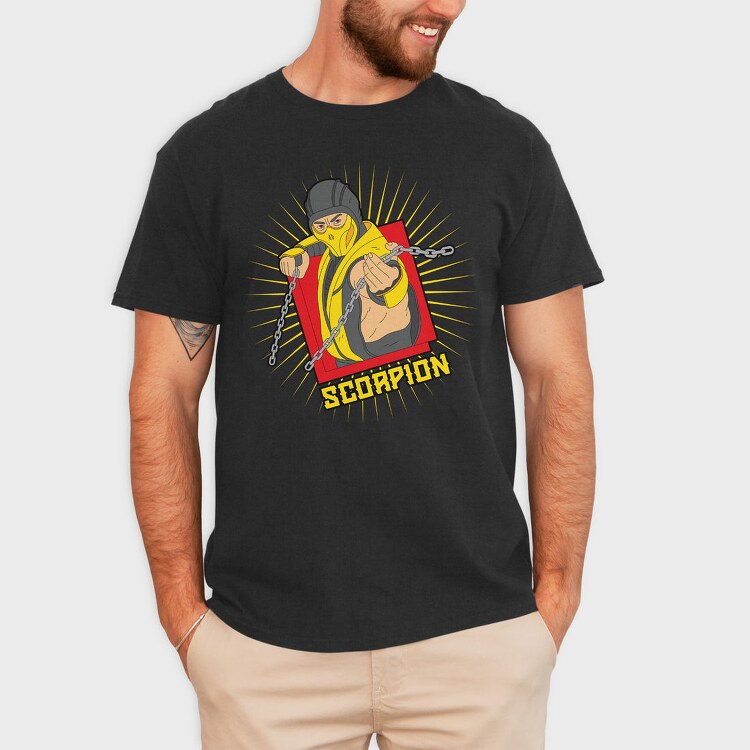 Scorpion Chainsaw, Tricou Barbati (Unisex)
