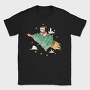 Santa Cat Christmas Tree, Tricou Barbati (Unisex)